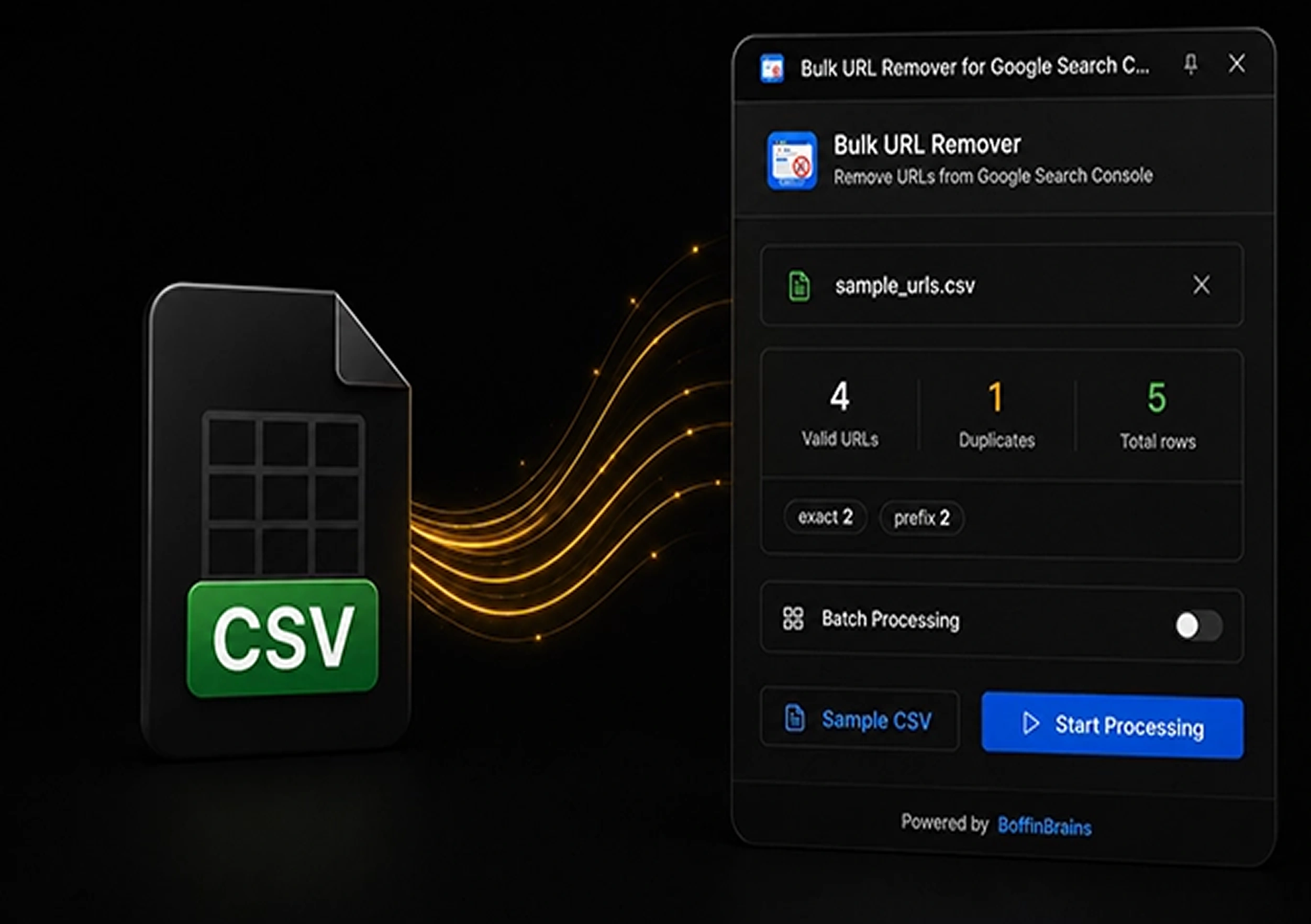 BB SEO Tool recovering hours by automating Search Console URL removal