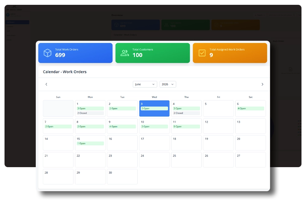BB Boutique CRM boutique and tailoring management dashboard