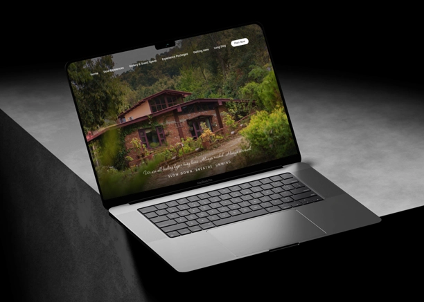Rebuilt hospitality website homepage — BoffinBrains case study