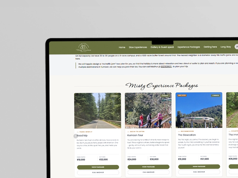 Misty Mountains Jhaltola Case Study