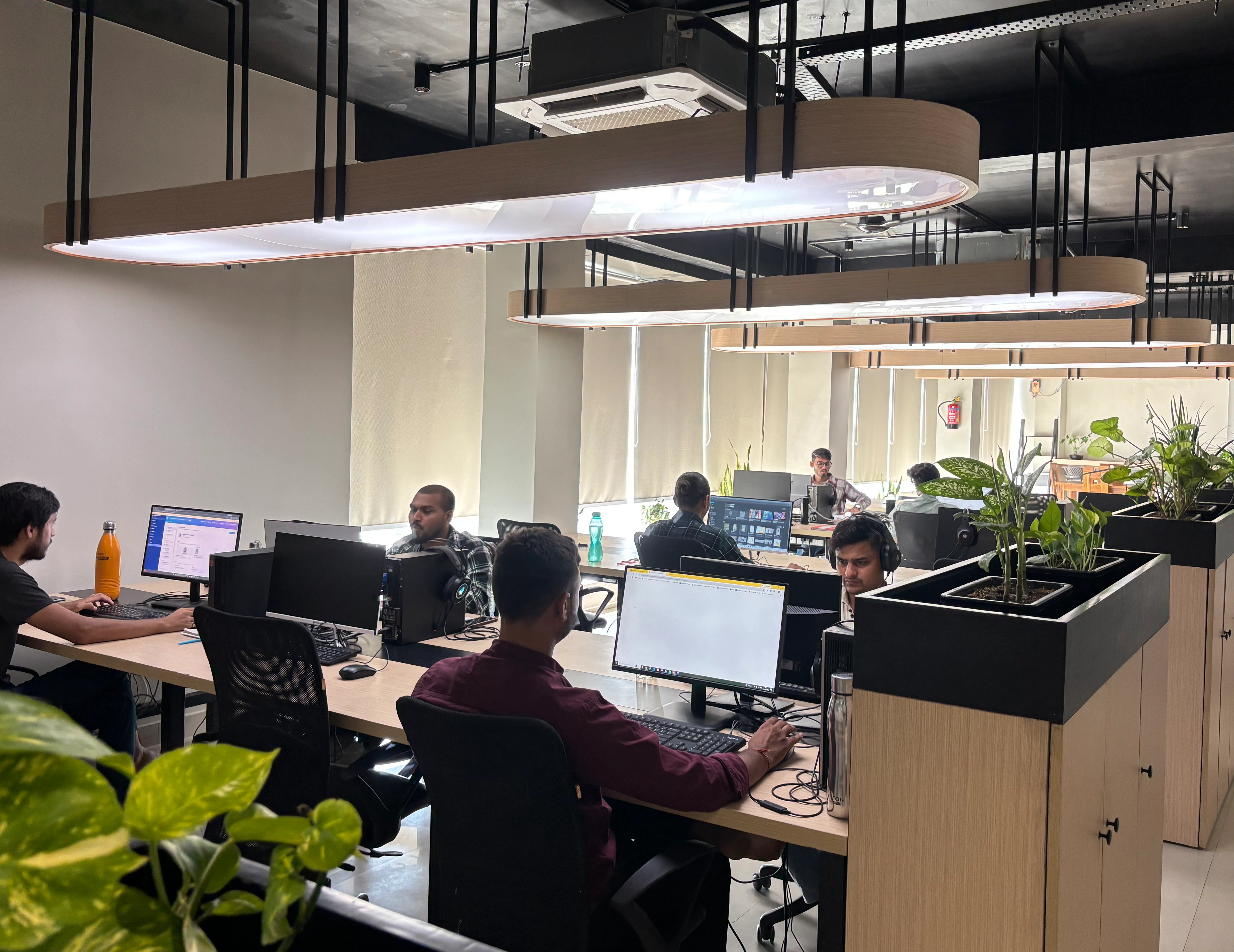 Team meeting at the BoffinBrains office in Haldwani, Uttarakhand